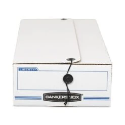 Bankers Box LIBERTY Check And Form Boxes, 9" X 24" X 6.38", White/Blue, 12/Carton -Office Supplies Shop bf7ffb4e02a5530d2a829d7c62250d1423