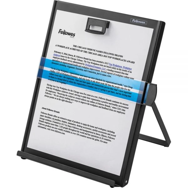 Fellowes Metal Copyholder, 200 Sheet Capacity, Steel, Black 5 Fellowes Metal Copyholder, 200 Sheet Capacity, Steel, Black - Image 3