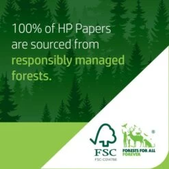 HP Bright White Inkjet Paper, 100 Brightness, 24lb, 8-1/2 X 11, 500 Sheets/Ream -Office Supplies Shop c392e3dd30af1e5f563fdd7171a54165d0 1