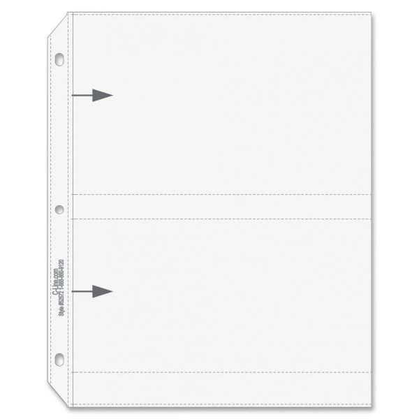 C-Line Clear Photo Pages For Four 5 X 7 Photos, 3-Hole Punched, 11.25 X 8.13, 50/Box 7 C-Line Clear Photo Pages For Four 5 X 7 Photos, 3-Hole Punched, 11.25 X 8.13, 50/Box - Image 5