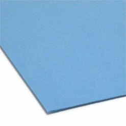 Smead Colored File Folders, 1/3-Cut Tabs: Assorted, Letter Size, 0.75" Expansion, Blue, 100/Box -Office Supplies Shop c59e90a4458cfa19b701e392d2b9889062