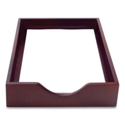 Carver™ Carver Hardwood Stackable Desk Trays, 1 Section, Legal Size Files, 10.25" X 15.25" X 2.5", Mahogany -Office Supplies Shop c768606dc4f5a30d5f08d41bf8ae07e7a3
