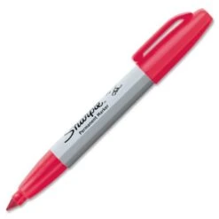 Sharpie Chisel Tip Permanent Marker, Medium Chisel Tip, Red, Dozen -Office Supplies Shop c78067443d77b68b289f82337765520948
