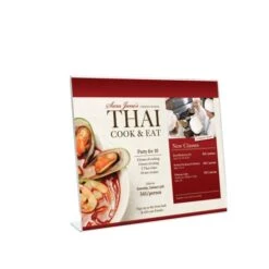 Slanted Sign Holder, Landscape/Horizontal, 8-1/2"H X 11"W, Clear -Office Supplies Shop c85719ea109ed371dc5a41ff06c0649d90