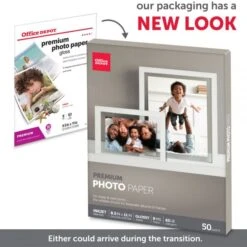 Premium Photo Paper, Gloss, Letter Size (8 1/2" X 11"), 9 Mil, Pack Of 50 Sheets -Office Supplies Shop cd1129c7643d0bfa7a08edd4e7d6611102