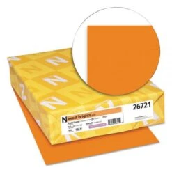 Neenah Paper Exact Brights Paper, 20 Lb, 8 1/2 X 11, Bright Orange, 500 Sheets/Ream -Office Supplies Shop d03ca53b35ffbf1ffc750bfe40edadc122