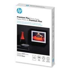 HP Premium Plus Photo Paper, 11.5 Mil, 4 X 6, Soft-Gloss White, 100/Pack -Office Supplies Shop d1e3a705f6d95646b56cd5ba37a02da8b9