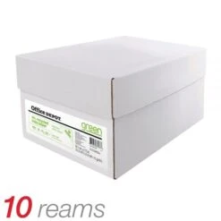 EnviroCopy Copier Paper, Letter Size (8 1/2" X 11"), 5000 Total Sheets, 20 Lb, 30% Recycled, FSC Certified, White, 500 Sheets Per Ream, Case Of 10 Reams
