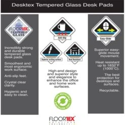 Glaciermat Glass Desk Pad 19" X 24" 13 Glaciermat Glass Desk Pad 19" X 24" -Office Supplies Shop d2a1486a53655e1b20655d1ae5793f9a57