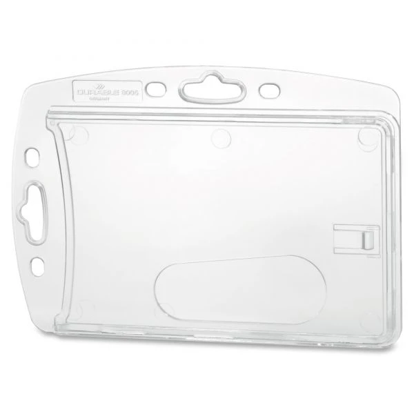 Durable Replacement Card Holder, Vertical/Horizontal, Polystyrene, 10/Pack 4 Durable Replacement Card Holder, Vertical/Horizontal, Polystyrene, 10/Pack - Image 2