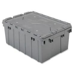 Akro-Mils Attached Lid Storage Container