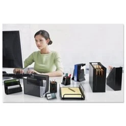 Artistic Urban Collection Punched Metal Letter Sorter, 3 Sections, DL To A6 Size Files, 6.5" X 3.25" X 5.5", Black -Office Supplies Shop d565e72f8b24e7e7dcc2764dca40834a07