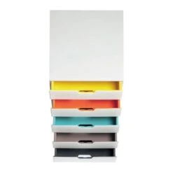 DURABLE VARICOLOR MIX 5 Drawer Desktop Storage Box, White/Multicolor -Office Supplies Shop d66a323ece4999dca9b7870e71f352c3d7