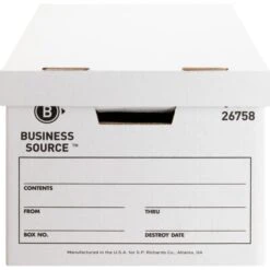 Business Source Medium-Duty Storage Boxes With Lift-Off Lids -Office Supplies Shop d67181a128f425cbf9cc4ccaf48fe07d74