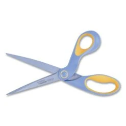 Westcott ExtremEdge Titanium Bent Scissors, 9" Long, 4.5" Cut Length, Gray/Yellow Offset Handle -Office Supplies Shop d6c8f023b1abe836725de6072343d9932e
