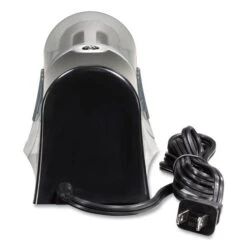 Westcott IPoint Evolution Axis Pencil Sharpener, AC-Powered, 4.25 X 7 X 4.75, Black/Silver -Office Supplies Shop d81763a81ca1454080a7220ccce3ed904b