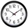 Quartz Wall Clock, 14", Black -Office Supplies Shop d82d1ed94a02a0a4c9acf559549c008d91