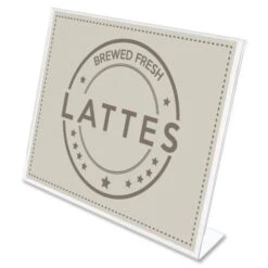 Deflect-o Anti-Glare Slanted Horizontal Sign Holder