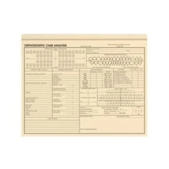 ComplyRight Orthodontic Case Analysis File, Pack Of 25