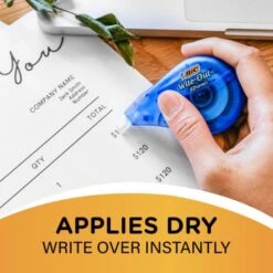 BIC Wite-Out EZ Correct Correction Tape Value Pack, Non-Refillable, Blue/Orange Applicators, 0.17" X 472", 18/Pack -Office Supplies Shop dc481d36cf331765ba531a61578cb04e74