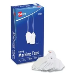 Avery Medium-Weight White Marking Tags, 1.75 X 1.09, 1,000/Box -Office Supplies Shop dc80991220140110774596919cdc9388a4