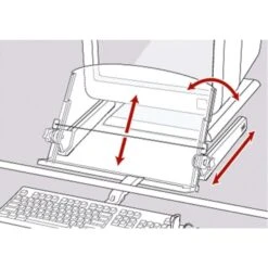 3M In-Line Freestanding Copyholder, 300 Sheet Capacity, Plastic, Black/Clear 17 3M In-Line Freestanding Copyholder, 300 Sheet Capacity, Plastic, Black/Clear -Office Supplies Shop dd05bce520bf674a18c4acede391ee4886