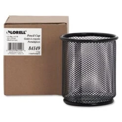 Lorell Black Mesh/Wire Pencil Cup Holder -Office Supplies Shop dd0ec7a52446b84e8d5175e2f5f62bf454