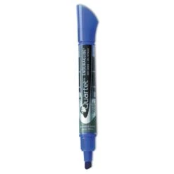Quartet EnduraGlideDry Erase Marker, Broad Chisel Tip, Blue, Dozen