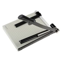 Dahle Vantage Guillotine Paper Trimmer/Cutter, 15 Sheets, 12" Cut Length, Metal Base, 10 X 12.75