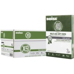 Boise X-9 Multi-Use Printer & Copier Paper, Ledger Size (11" X 17"), 2500 Total Sheets, 92 (U.S.) Brightness, 20 Lb, White, 500 Sheets Per Ream, Case Of 5 Reams -Office Supplies Shop de0ee57dbc0ef0752cb2cea9ea2263fa5d