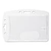 Durable Replacement Card Holder, Vertical/Horizontal, Polystyrene, 10/Pack