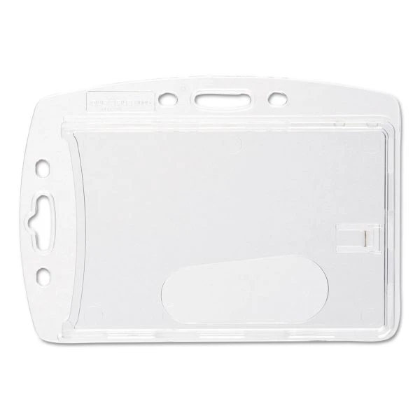 Durable Replacement Card Holder, Vertical/Horizontal, Polystyrene, 10/Pack 3 Durable Replacement Card Holder, Vertical/Horizontal, Polystyrene, 10/Pack