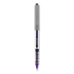 Uniball VISION Roller Ball Pen, Stick, Fine 0.7 Mm, Majestic Purple Ink, Gray Barrel, Dozen -Office Supplies Shop deac21b3f170fef7c4da0bf87c0b170422