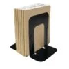 Nonskid Steel Bookends, 9", Black, Set Of 2 -Office Supplies Shop deb1a014f37a2ae03f43f8cef277e04158