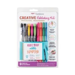 Tombow® Tombow Creative Notetaking Kit, 0.7mm Ballpoint Pen, 0.5mm HB Pencil, (4) Bullet/Chisel Tip Markers,(3) Chisel/Fine Tip Highlighters