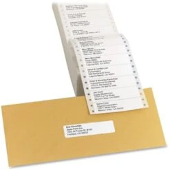 Avery Dot Matrix Printer Mailing Labels, Pin-Fed Printers, 0.94 X 3.5, White, 5,000/Box 21 Avery Dot Matrix Printer Mailing Labels, Pin-Fed Printers, 0.94 X 3.5, White, 5,000/Box -Office Supplies Shop e0d7a30227b2dd91908521d179fb323a86