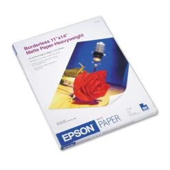 Epson® Epson Premium Matte Presentation Paper, 9 Mil, 11 X 14, Matte Bright White, 50/Pack