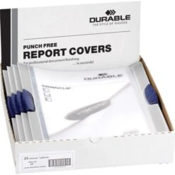 Durable Swingclip Clear Report Cover, Swing Clip, 8.5 X 11, Clear/Clear, 25/Box -Office Supplies Shop e104ec8827b03a08273614ff67e8364f77