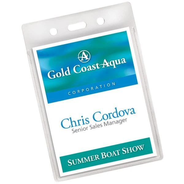 Avery Secure Top Heavy-Duty Badge Holders, Vertical, 3w X 4h, Clear, 25/Pack 11 Avery Secure Top Heavy-Duty Badge Holders, Vertical, 3w X 4h, Clear, 25/Pack - Image 9