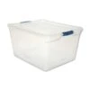 Rubbermaid Clever Store Basic Latch-Lid Container, 71 Qt, 18.63" X 23.5" X 12.25", Clear 2 Rubbermaid Clever Store Basic Latch-Lid Container, 71 Qt, 18.63" X 23.5" X 12.25", Clear -Office Supplies Shop e4a6b7ff136c41d8a4737a8d7453b0c24c