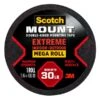 Scotch Permanent Heavy-Duty Interior/Exterior Mounting Tape, Holds Up To 5 Lbs, 1 X 450, Gray