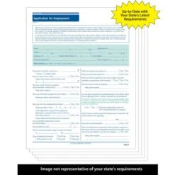 ComplyRight State-Compliant Job Application, Pennsylvania, Pack Of 50 -Office Supplies Shop e576c70e414cf3f3c21f56360c4fe3f18b