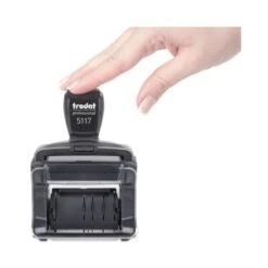 Trodat® Trodat Professional 12-Message Date Stamp, Self-Inking, 2.25 X 0.38, Black -Office Supplies Shop e5e344e66407a83856e86c854ffa2932f3