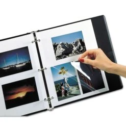 C-Line Redi-Mount Photo-Mounting Sheets, 11 X 9, 50/Box