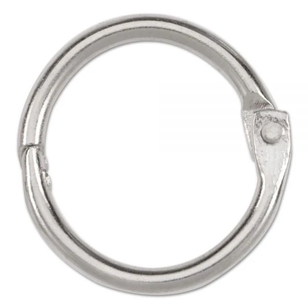 ACCO Metal Book Rings, 0.75" Diameter, 100/Box 7 ACCO Metal Book Rings, 0.75" Diameter, 100/Box - Image 5
