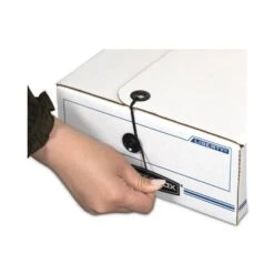 Bankers Box LIBERTY Check And Form Boxes, 9.25" X 23.75" X 4.25", White/Blue, 12/Carton -Office Supplies Shop e8814875f1c90b18f78c7227af6e2c0918