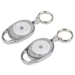 Tatco Reel Key Chain With Chrome Carabiner