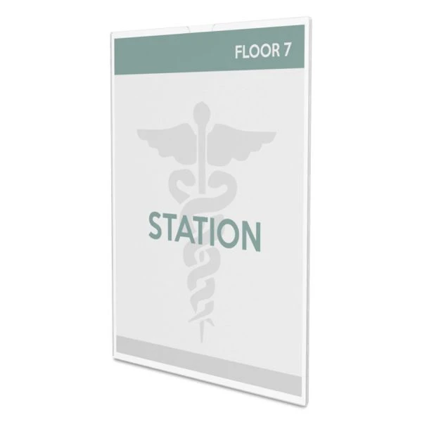 Deflecto Superior Image Cubicle Sign Holder, 8.5 X 11 Insert, Clear 14 Deflecto Superior Image Cubicle Sign Holder, 8.5 X 11 Insert, Clear - Image 12