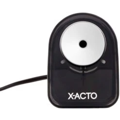 X-ACTO XLR Office Electric Pencil Sharpener, AC-Powered, 3" X 5.5" X 4", Charcoal Black