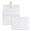 Quality Park Greeting Card/Invitation Envelope, A-2, Square Flap, Redi-Strip Adhesive Closure, 4.38 X 5.75, White, 100/Box -Office Supplies Shop ed0e97e3726a9bea664d42471edae1f687